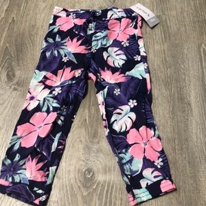 Drawstring floral pants